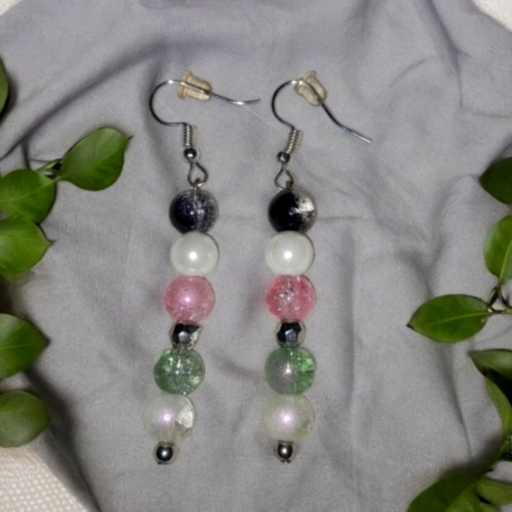 Handmade beaded earrings